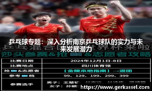 乒乓球专题：深入分析南京乒乓球队的实力与未来发展潜力