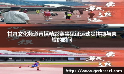 甘肃文化频道直播精彩赛事见证运动员拼搏与荣耀的瞬间